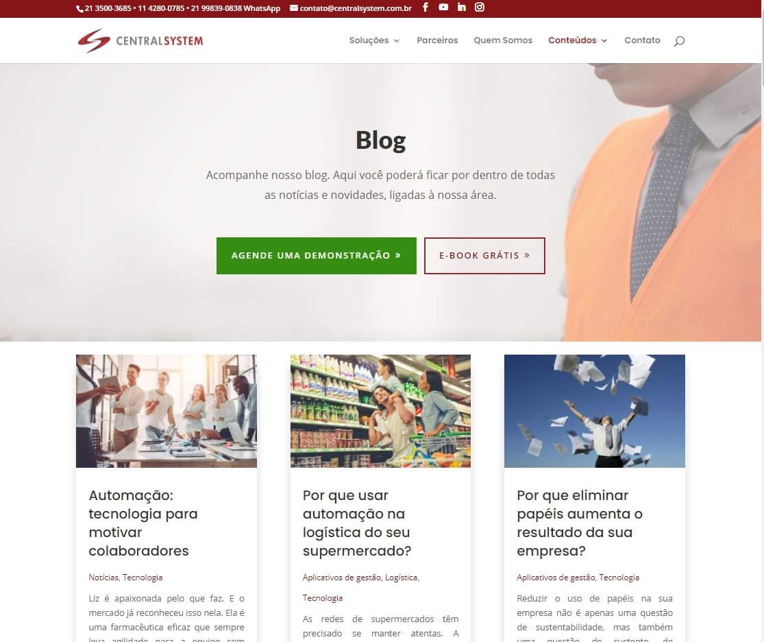 blog central system