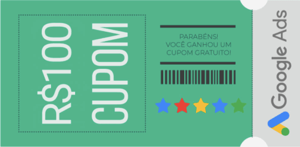 cupom google adwords R$100