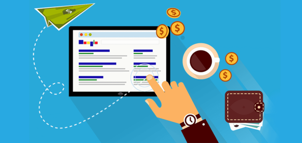 links patrocinados e anuncios