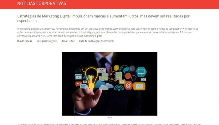 MATÉRIA PUBLICADA NO MUNDO DO MARKETING