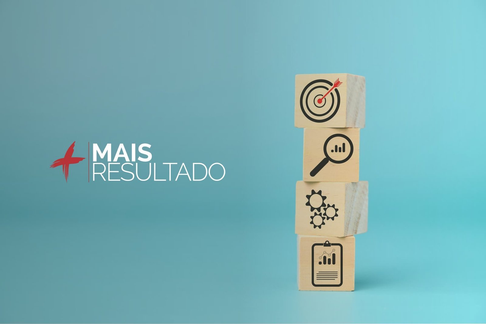 Blocos de estratégia digital com ícones de conversão, análise de dados e otimização, representando o crescimento das vendas online.