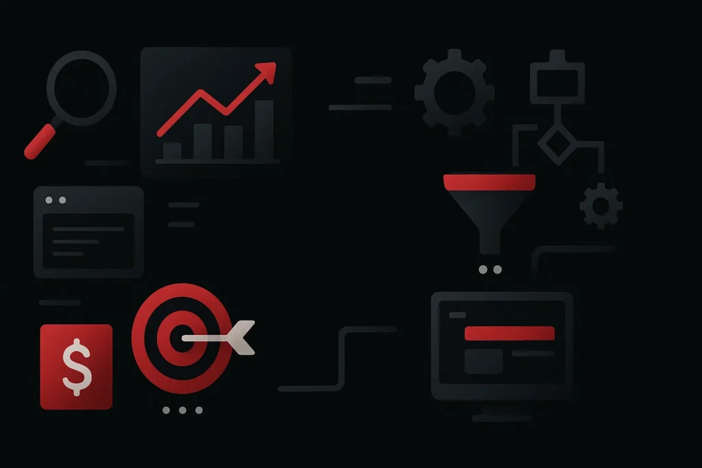 Ilustração estratégica sobre google ads para produtos de alto valor