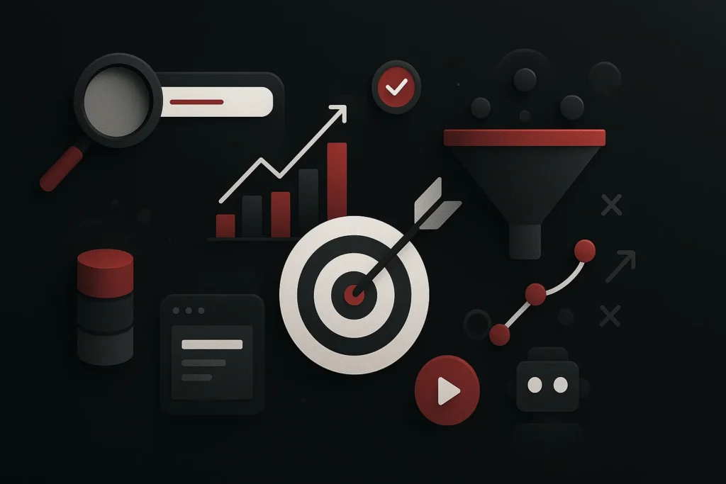 Ilustração estratégica sobre marketing no linkedin