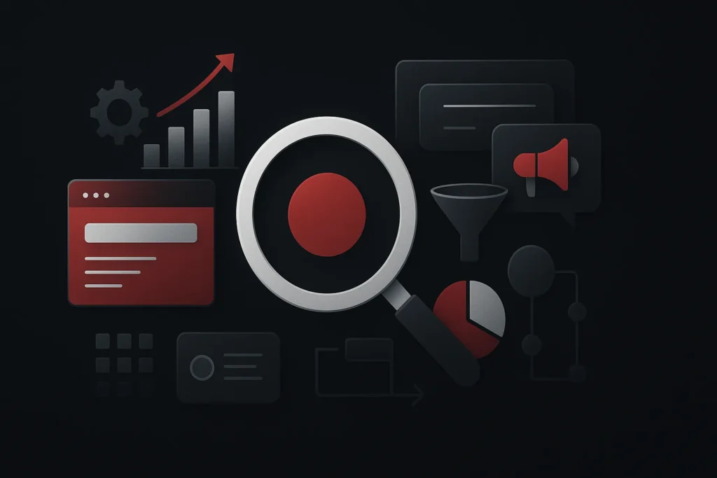 Otimização de páginas de serviço para SEO e conversão