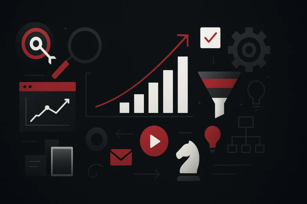 Estratégia de marketing escalável mantendo qualidade
