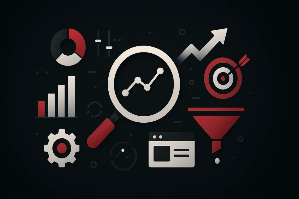 Profissionais identificando oportunidades com analytics através da análise de dados