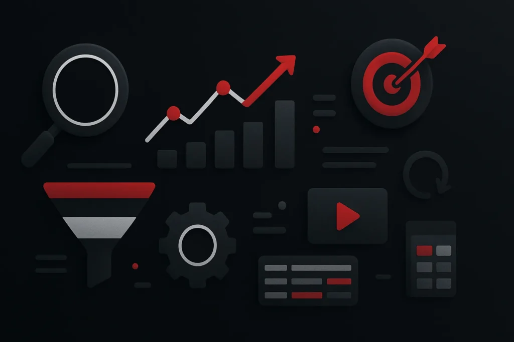 Dashboard de performance em tempo real utilizado para monitorar indicadores empresariais