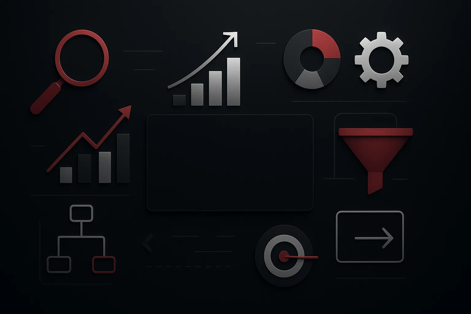 Dashboard estratégico utilizado para acompanhamento de indicadores empresariais